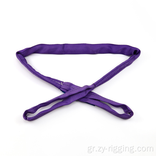 12T Πολυεστέρα Στρογγυλό Webbing Sling για ανύψωση